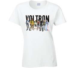 Voltron Characters Ladies T Shirt