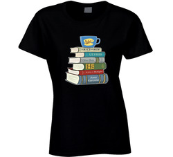 Gilmore Girls Book Reading List Ladies T Shirt
