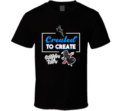 Tattooist Created To Create Rattbytes Tattoos T Shirt