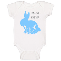 My 1st First Easter - Blue Baby One Piece