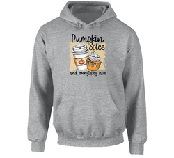 Fall Pumpkin Spice And Everything Nice Hoodie