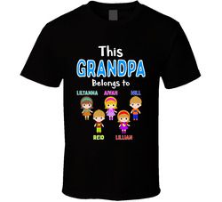 This Grandpa Belongs To  T Shirt