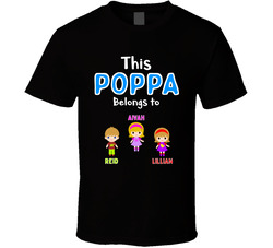 This Poppa Belongs To ... T Shirt