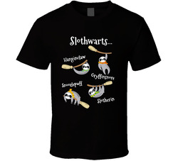 Slothwarts Harry Potter Hogwarts Parody Fan T Shirt