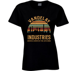 Vandelay Industries Latex Goods Seinfeld George Costanza Fan Ladies T Shirt