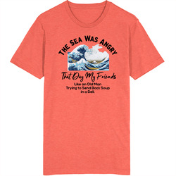 The Sea Was Angry That Day My Friends Seinfeld Fan T Shirt