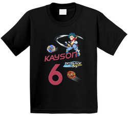 Beyblade Fan 6th Birthday T Shirt