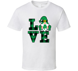 Love St. Patrick's Day Gnome T Shirt Love St. Patrick's Day Gnome T Shirt