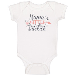 Mama's Little Sidekick (pink) Baby One Piece