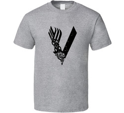 Vikings Fan Logo Distressed T Shirt Vikings Fan Logo Distressed T Shirt