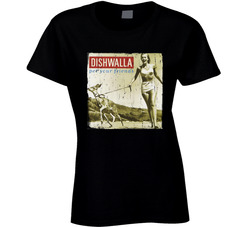 Dishwalla Pet Your Friends Distressed Version Ladies T Shirt Dishwalla Pet Your Friends Distressed Version Ladies T Shirt