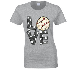 Baseball Lover Love Ladies T Shirt Baseball Lover Love Ladies T Shirt