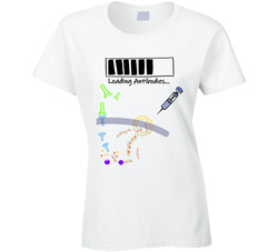 Loading Antibodies Ladies T Shirt Loading Antibodies Ladies T Shirt
