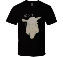 Yoda Fan Art Drawing T Shirt