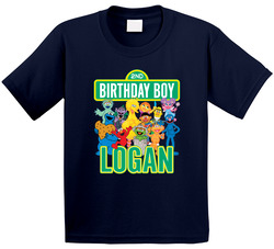 2nd Birthday Sesame Street Fan Two (customize Name) T Shirt