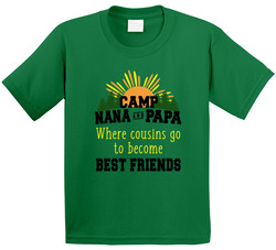 Camp Nana And Papa (for Green Shirts) T Shirt