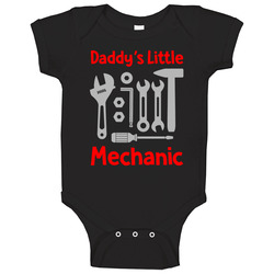 Daddy's Little Mechanic Baby One Piece Daddy's Little Mechanic Baby One Piece