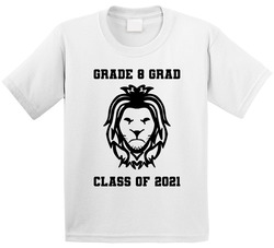 West Lynde Grade 8 Graduation 2021 (front) T Shirt West Lynde Grade 8 Graduation 2021 (front) T Shirt