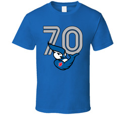 70th Birthday Jays Fan (back) T Shirt 70th Birthday Jays Fan (back) T Shirt