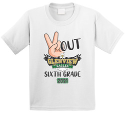 Peace Out Sixth Grade - Glenview Public School T Shirt Peace Out Sixth Grade - Glenview Public School T Shirt