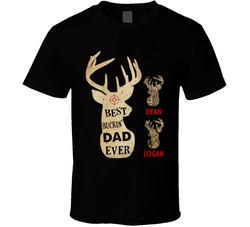 Best Buckin' Dad Ever ( Customizable Names) T Shirt Best Buckin' Dad Ever ( Customizable Names) T Shirt