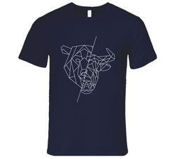 Geometric Bear Bull T Shirt Geometric Bear Bull T Shirt