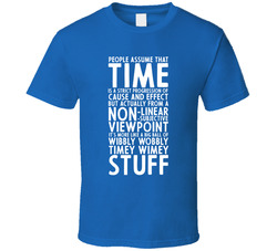 Doctor Who Wibbly Wobbly Timey Wimey Stuff T Shirt