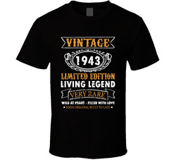 Vintage Living Legend (customizable Year) T Shirt