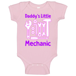 Daddy's Little Mechanic Baby One Piece