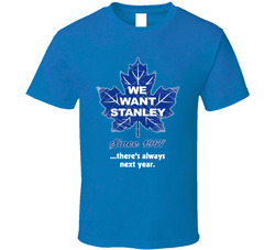 Toronto Maple Leafs Fan There's Always Next Year Stanley Cup T Shirt