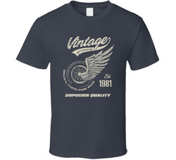 Vintage 1981 Aged To Perfection T Shirt