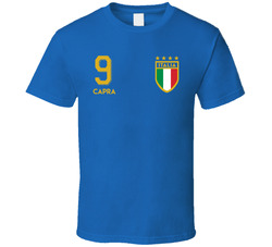 Euro Cup Italy Football Soccer Fan Italia #9 Capra T Shirt Euro Cup Italy Football Soccer Fan Italia #9 Capra T Shirt