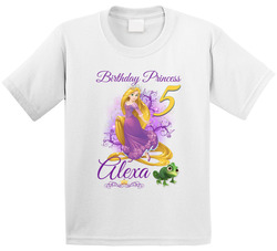 Rapunzel Fan 5th Birthday (customizable) T Shirt Rapunzel Fan 5th Birthday (customizable) T Shirt