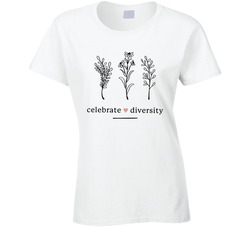Celebrate Diversity Ladies T Shirt Celebrate Diversity Ladies T Shirt
