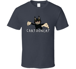 Cartoon Cat Fan T Shirt Cartoon Cat Fan T Shirt