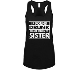 If Found Drunk Set - Please Return To Sister Tanktop If Found Drunk Set - Please Return To Sister Tanktop