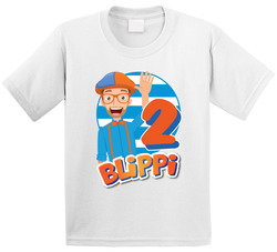 2nd Birthday Blippi Fan T Shirt