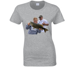 Bass Fisherman C Ladies T Shirt