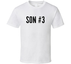 Scott's 50th - Son #3 (back) T Shirt Scott's 50th - Son #3 (back) T Shirt