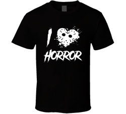 I Love Horror Jason Voorhees T Shirt I Love Horror Jason Voorhees T Shirt