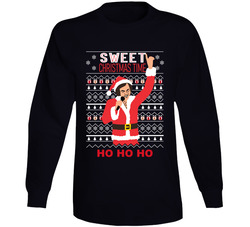 Ugly Christmas Sweater Diamond (front) Long Sleeve T Shirt