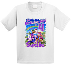 Sadie's 4th Birthday My Little Pony Fan T Shirt Sadie's 4th Birthday My Little Pony Fan T Shirt