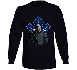 Michael Myers Leafs Long Sleeve T Shirt Michael Myers Leafs Long Sleeve T Shirt