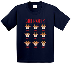 Reindeer Squad Goals T Shirt Reindeer Squad Goals T Shirt