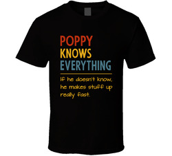 Poppy Knows Everything T Shirt
