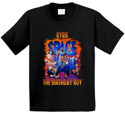 Space Jam Legacy Fan Birthday Boy With Custom Name T Shirt
