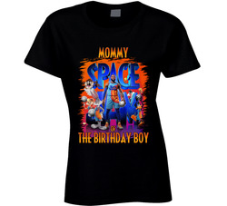 Space Jam Legacy Fan Birthday Boy - Mommy Ladies T Shirt