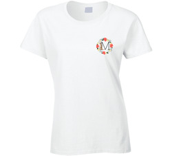 Meerkat Sewing ( Breast Pocket Logo) Ladies T Shirt