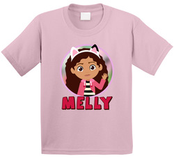 Gabby's Dollhouse Fan With Custom Name Melly T Shirt