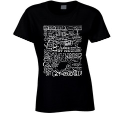 Oz Wicked Witch Of The East Quote Ladies T Shirt Oz Wicked Witch Of The East Quote Ladies T Shirt